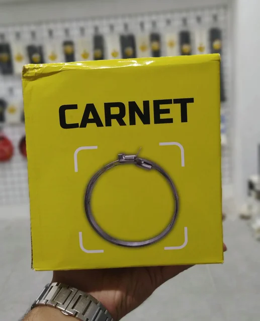 بست دوقلوی روکش استیل گردگیر پلوس( carnet)